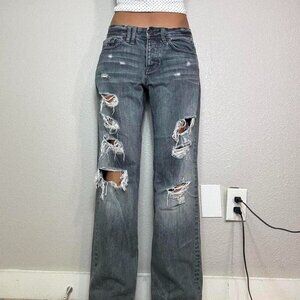 Y2k ARMANI EXCHANGE RIPPED DISTRESSED JEANS